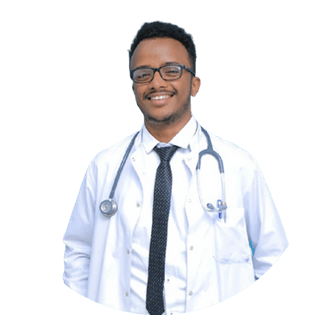 Team member Dr Asteray Belay
